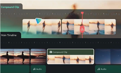デュアルタイムライン編集