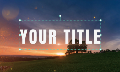 動画にテキストを追加する