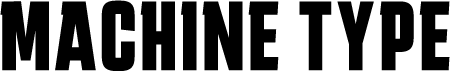 MACHINE TYPE