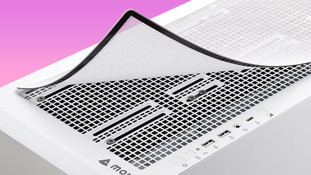 脱着が簡単なダストフィルター