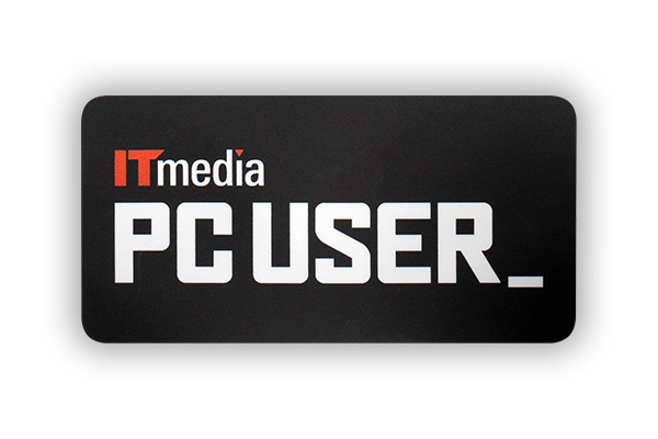 PC USERステッカー 黒