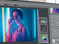 Adobe Photoshop を使用して 10bit 表示ができる