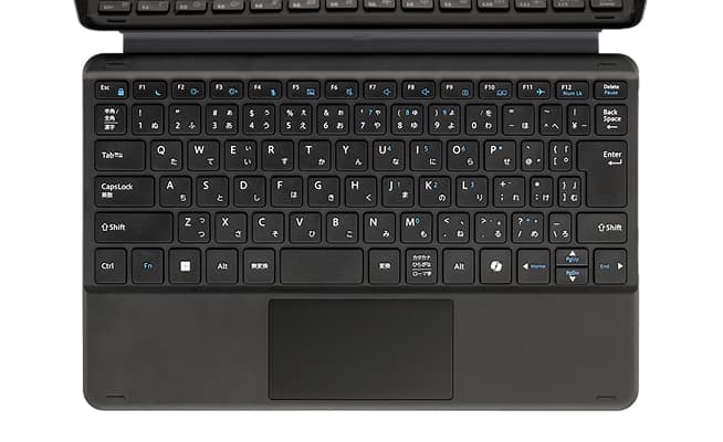 ワンタッチで取り外し可能なキーボード