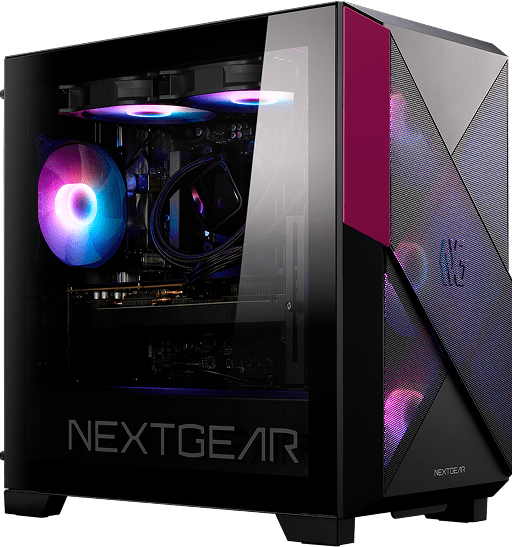 NEXTGEAR ミニタワーガラスサイドパネルの画像