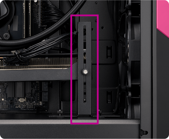 NEXTGEAR ミニタワーケース筐体グラフィックスサポートバーのイメージ画像