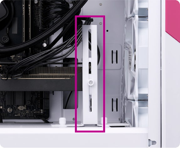 NEXTGEAR ミニタワーケース筐体グラフィックスサポートバーのイメージ画像