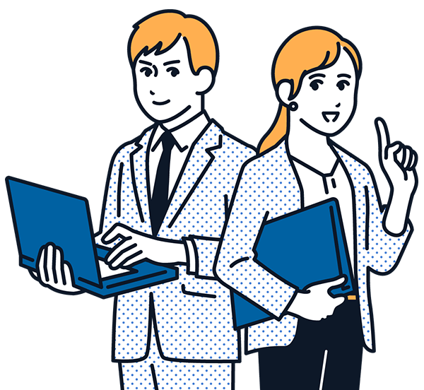 ノートパソコンを持ち歩くイメージ