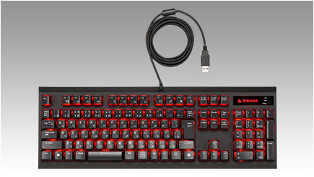 オリジナルメカニカルゲーミングキーボード ブラック