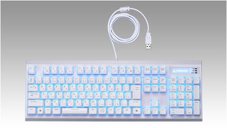 オリジナルメカニカルゲーミングキーボード ホワイト