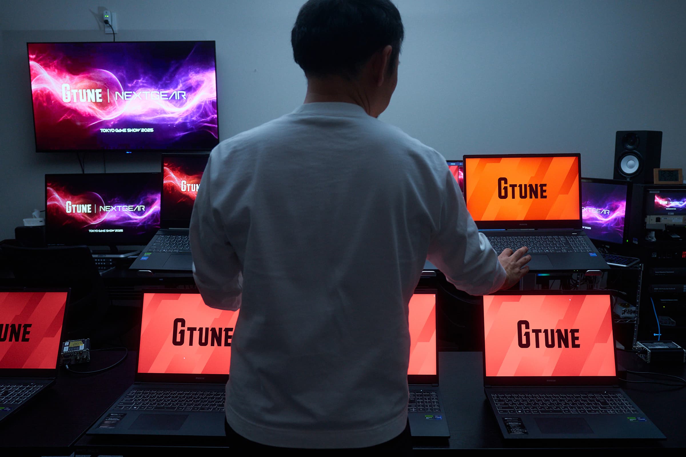 G TUNEを使用している様子