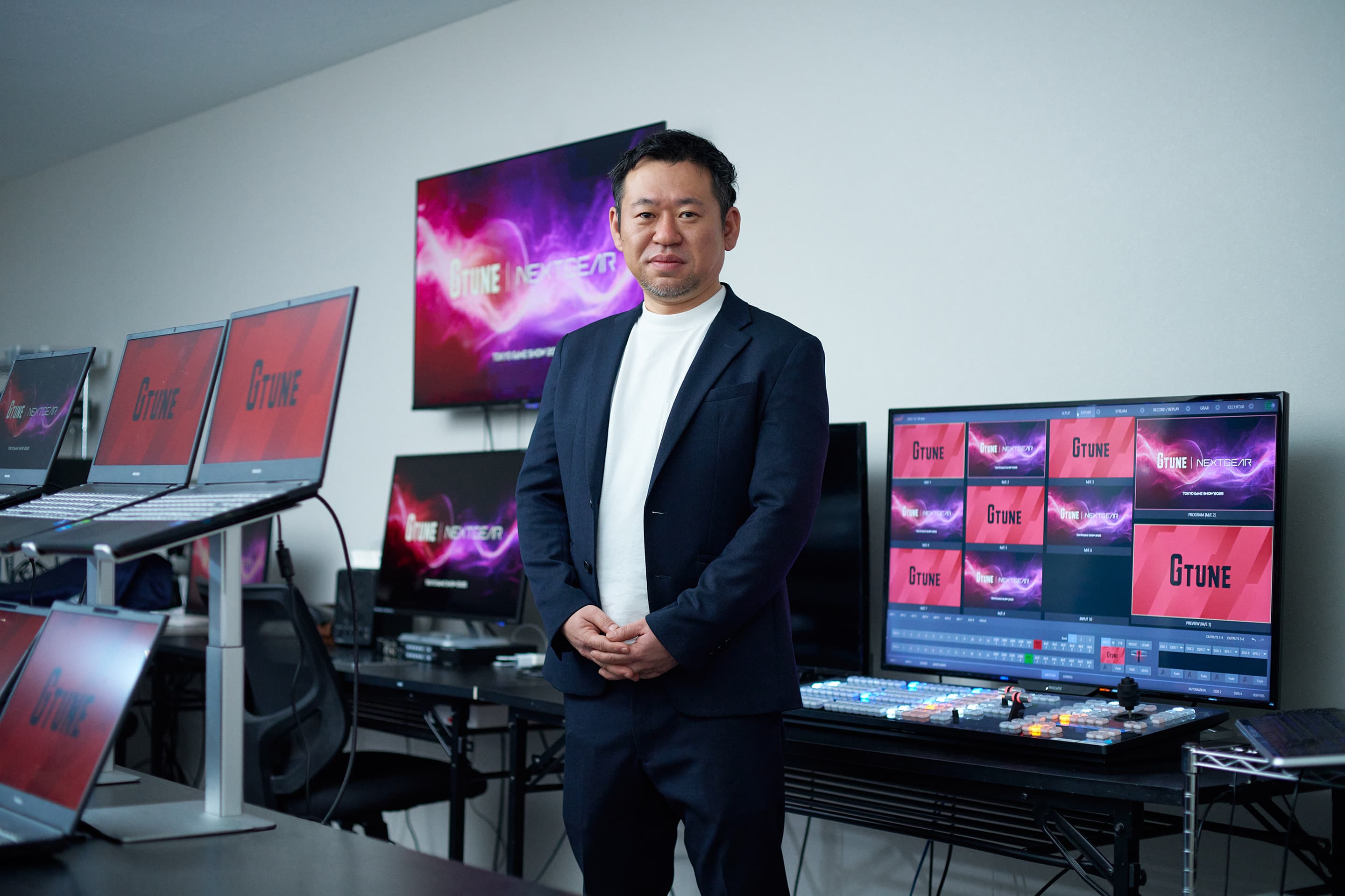 GLOE株式会社 ゲーミングソリューション事業部 グループ長 シニアプロデューサー 笠原 聡 氏、制作部 ディレクター 川田 大地 氏