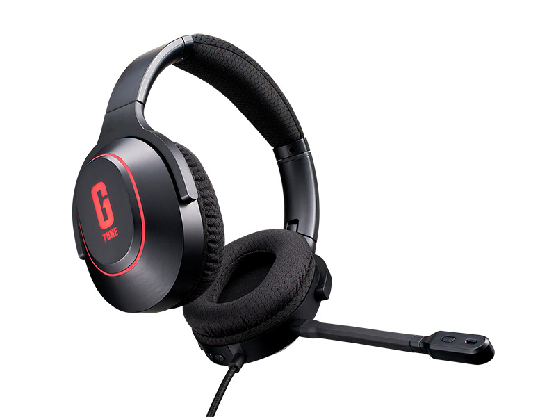 G TUNE ゲーミングヘッドセット　SHP-177BK