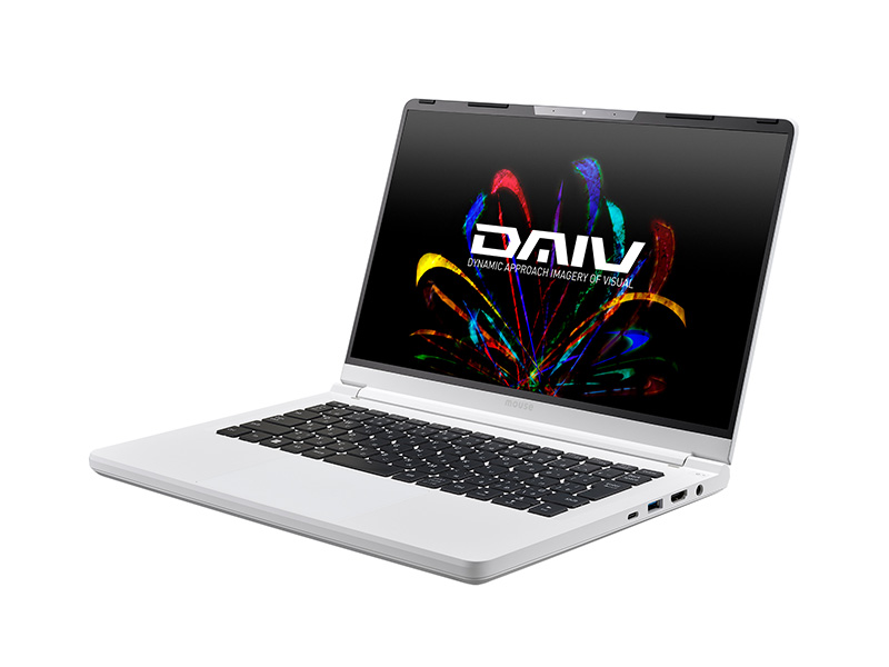 DAIV、GeForce RTX 3050搭載の14型ノートパソコン「DAIV R」シリーズを発売～クリエイターパソコン初のホワイト筐体～