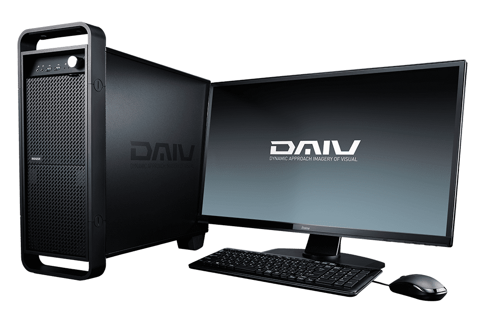 クリエイティブ向け おすすめデスクトップパソコン Pc Daiv マウスコンピューターのクリエイター エンジニア向けpcブランド 公式