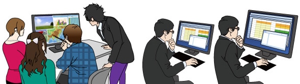 目に優しく疲れにくい