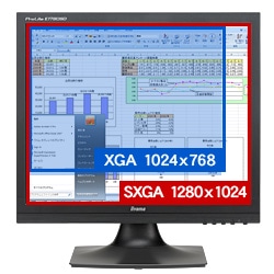 SXGA 最大1280×1024モードに対応