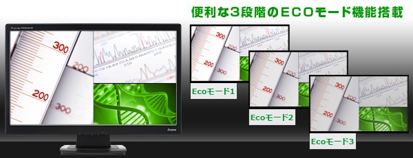 Ecoワンタッチボタンで簡単切替！