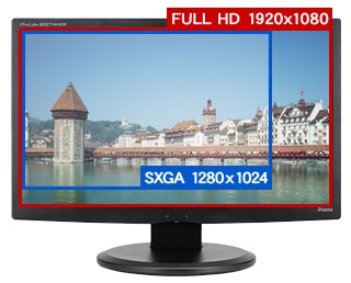 PLE2274HDSのパネルサイズ解説
