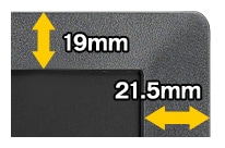 PLB2475HDSはコンパクトスリムデザイン