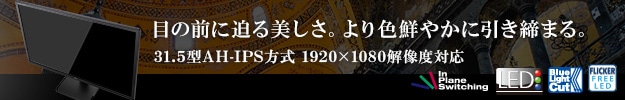 高解像度WQHD対応。27型大画面で作業効率が大幅に向上。