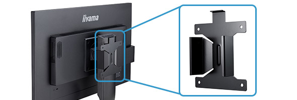小型デスクトップパソコン取付VESA穴ブラケット