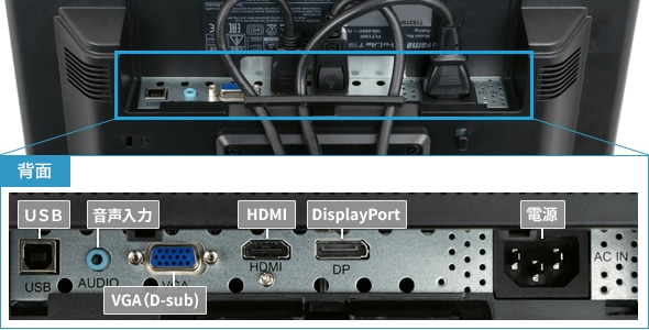 HDMI端子装備の3系統入力対応