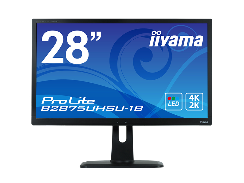 iiyama 4K モニター  B2875UHSU-B1 28インチ スタンド付