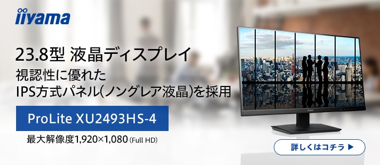 23.8型 IPS方式液晶ディスプレイ ProLite XUB2493HS-4