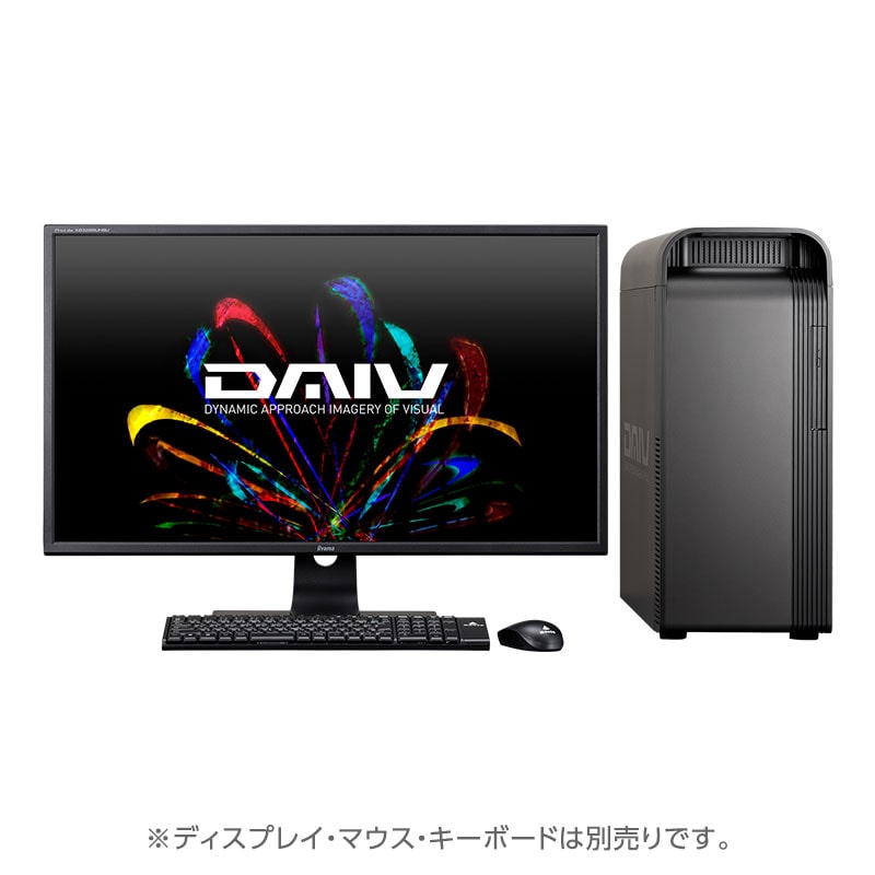 DAIV A5 マウス/キーボード付 クリエイター向けPC メモリ32GB