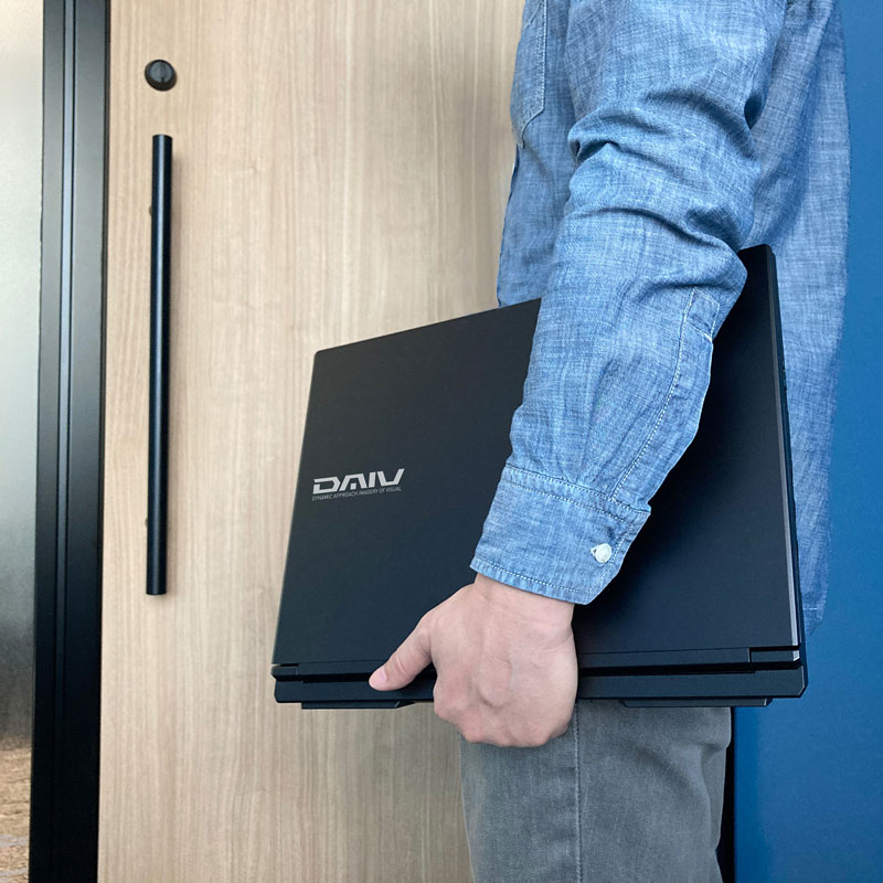 DAIV N6-I7G7TBK-C（NVIDIA Studio 認定PC）