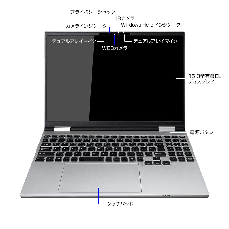 DAIV Z5-I7G60SR-A（Copilot+ PC）