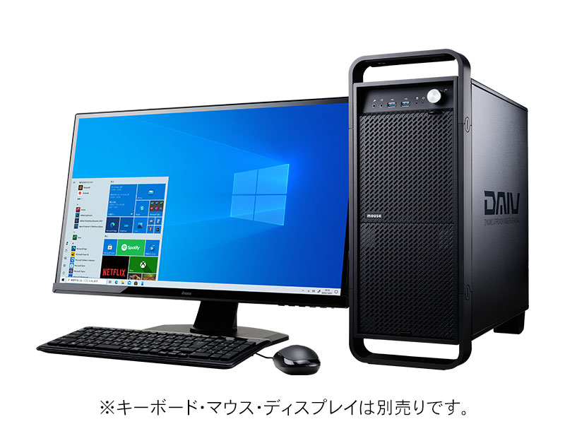 DAIV X10-QR4│デスクトップパソコンの通販ショップ マウス
