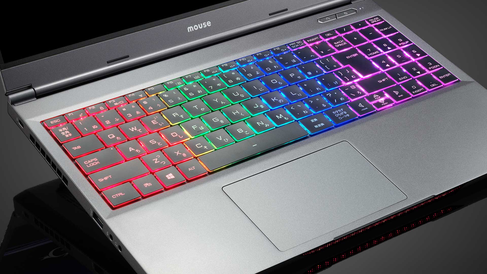 キーボードのLEDバックライトを変更可能