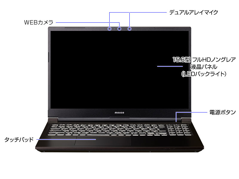 マウスコンピュータ G-Tune P5-KK ゲーミングノートパソコン