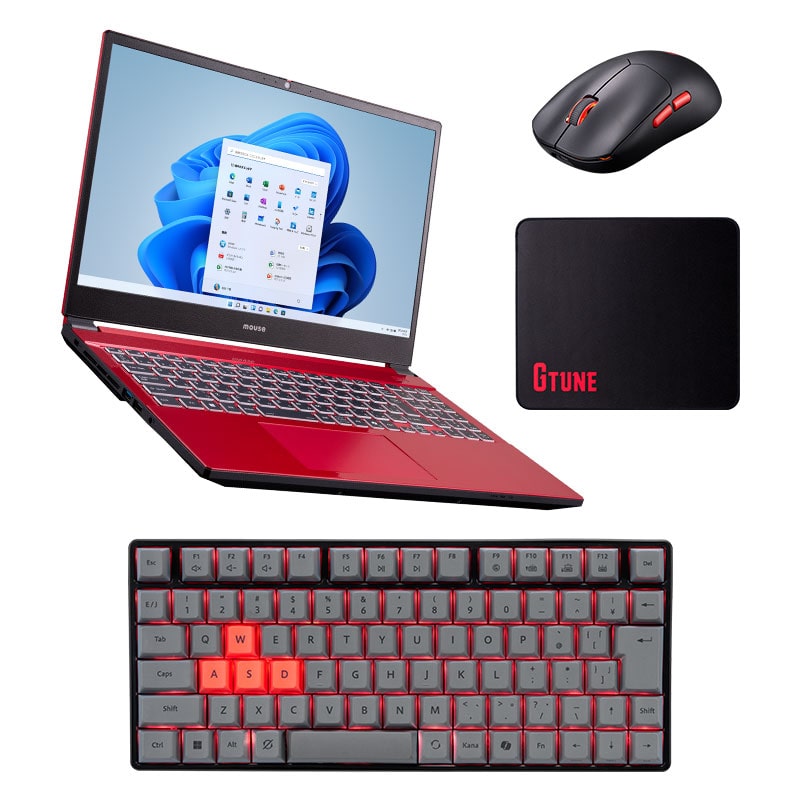 G TUNE P5-I7G60RD-C / レッド（G TUNEオリジナルデバイス3点セットモデル）