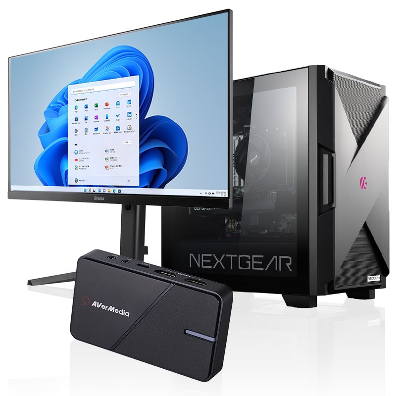 NEXTGEAR JG-A5G60(配信向け/AVerMedia推奨モデル)