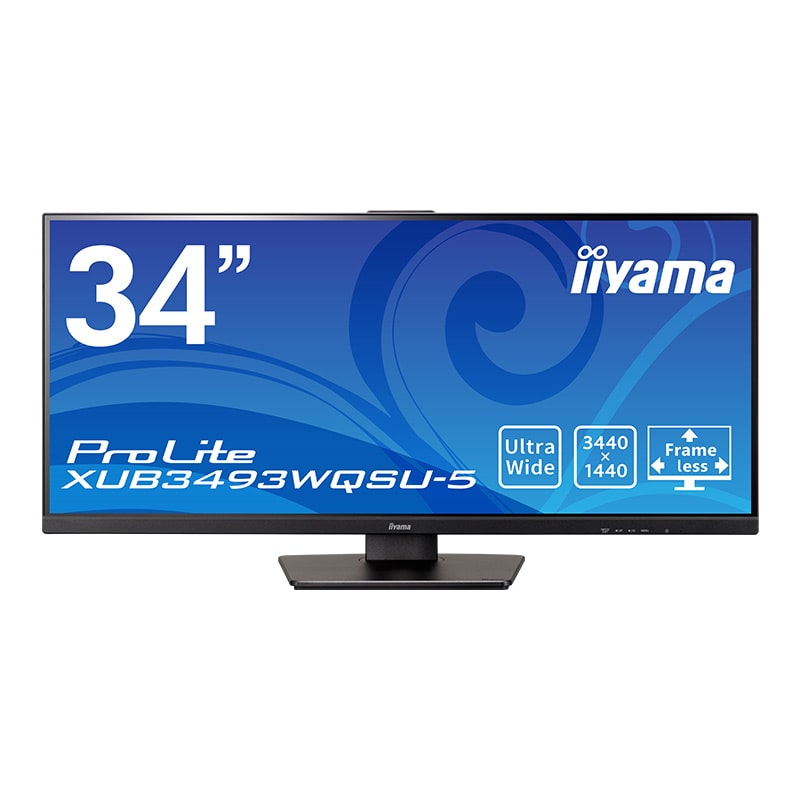 Ecran PC - IIYAMA XUB3493WQSU-B5 - 34 UWQHD - Dalle IPS - 4 ms - 75Hz -  HDMI / DisplayPort / USB - FreeSync 