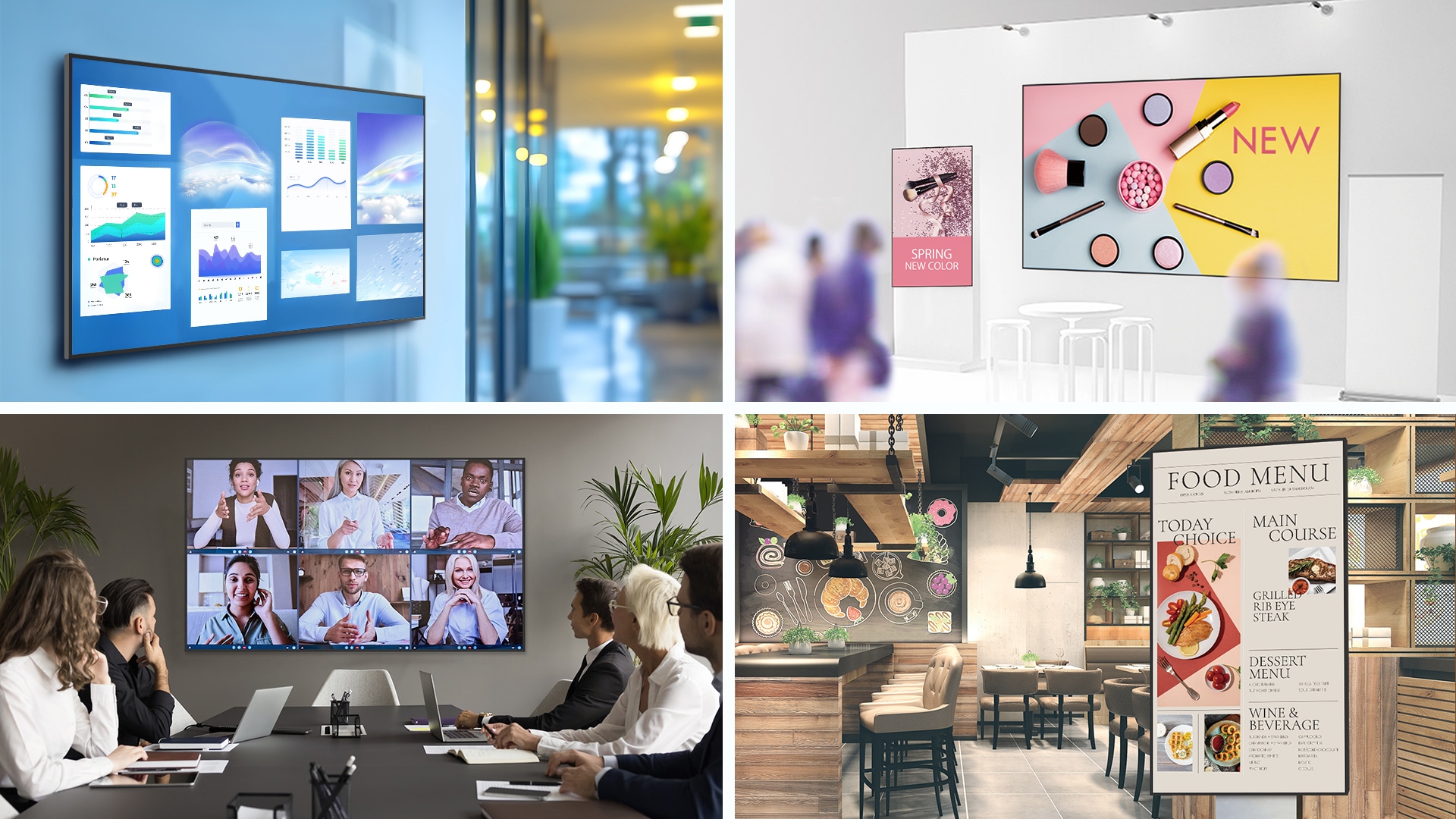 高輝度、4K対応で鮮明な映像