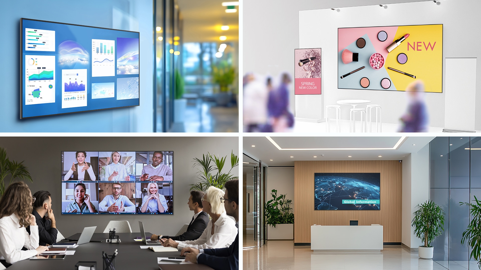 高輝度、4K対応で鮮明な映像