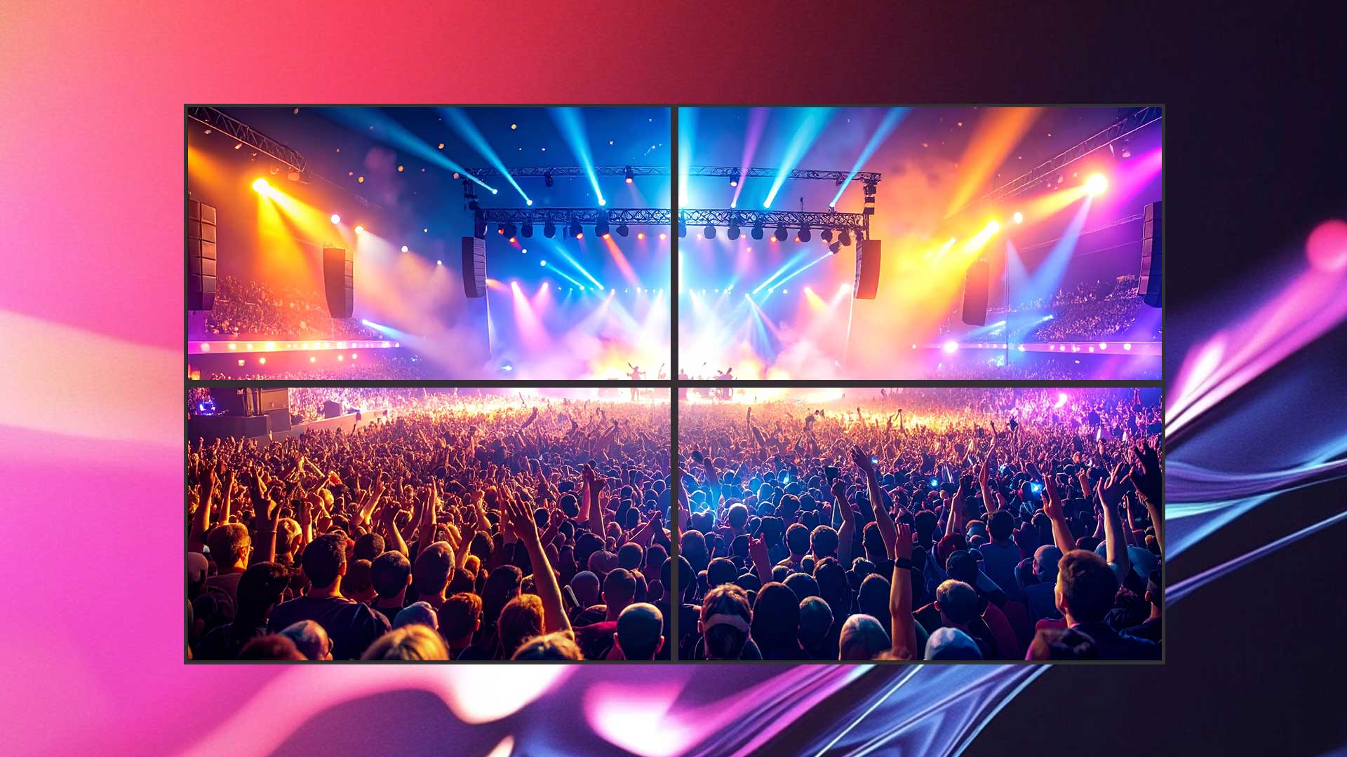 デイジーチェーン接続による大型マルチディスプレイ構築に対応