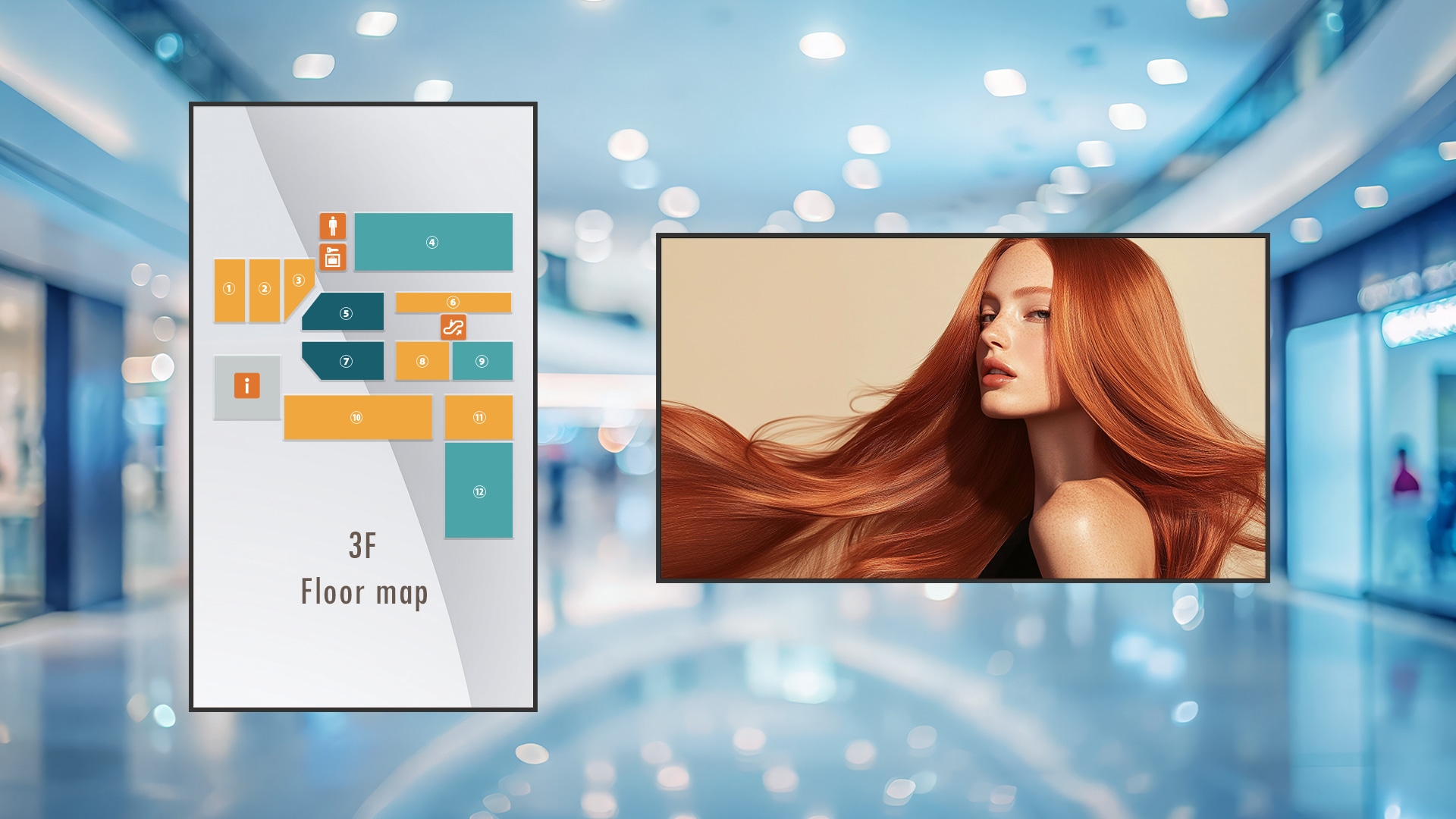 用途やコンテンツに合わせて使える、縦横設置可能