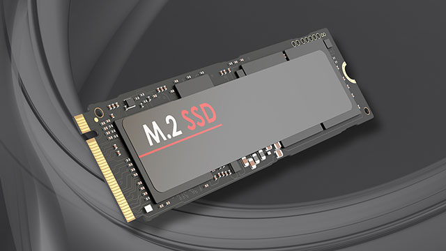 M.2 SSDの容量カスタマイズに対応