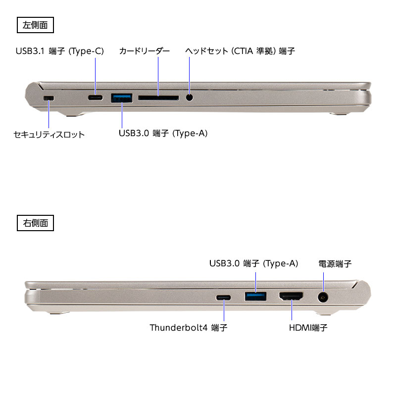 mouse B4-i7（シャンパンゴールド） [ Windows 11 ]