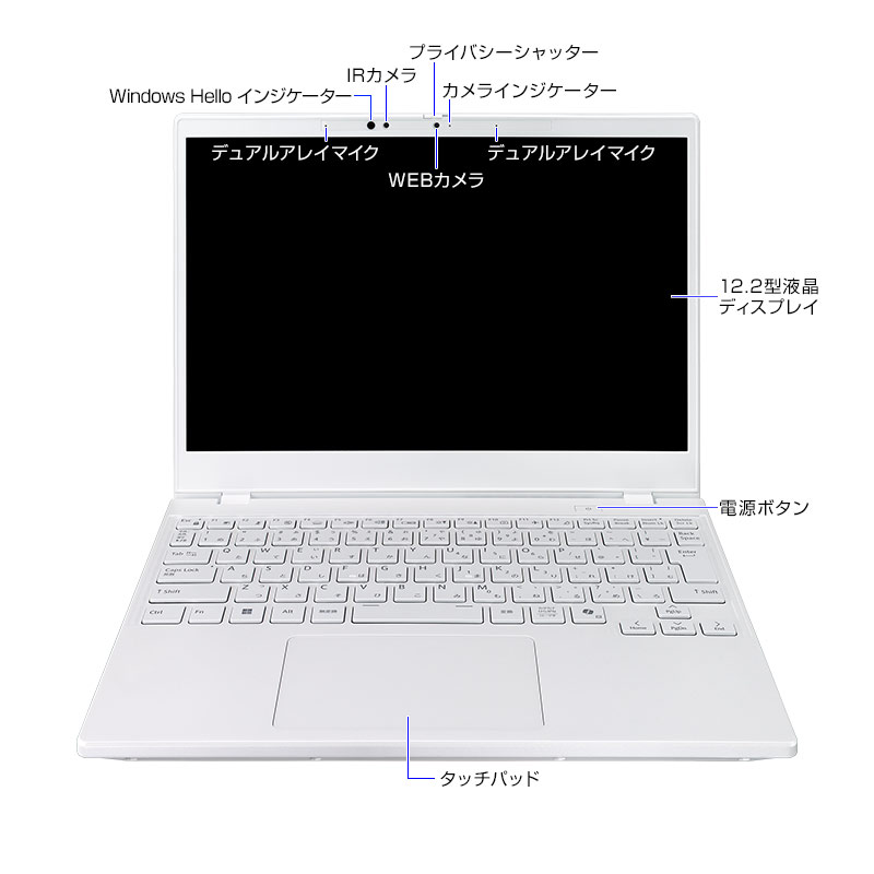 mouse X2-A5A01PW-A / パールホワイト（Copilot+ PC）