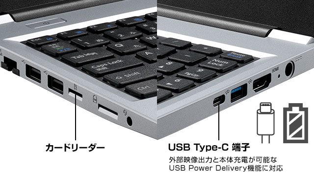 mouse B5-R7 Windows 11 Ryzen 7 8GBメモリ SSD256GB│パソコン(PC