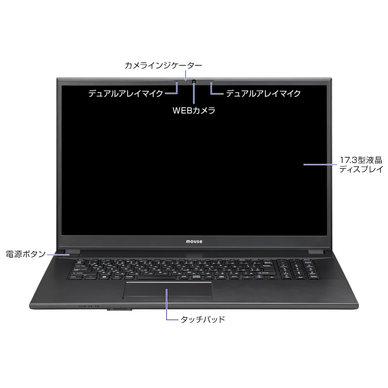 mouse F7-I3U01BK-A(エンタメ向けセット)│パソコン(PC)通販のマウス ...