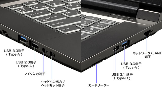 さまざまな周辺機器と簡単高速接続