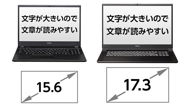 文字が大きいので文章が読みやすい