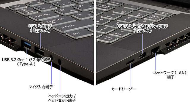 さまざまな周辺機器と簡単高速接続