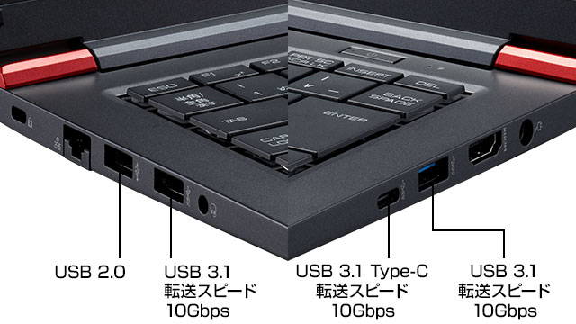 USB2.0 USB3.1 USB3.1(Type-C) USB3.1